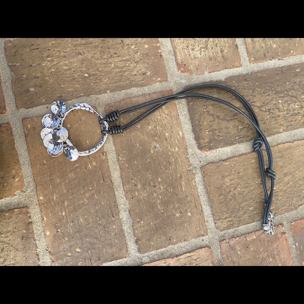 Necklace with silver accents